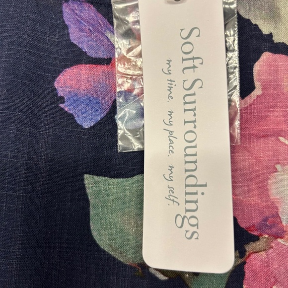 Soft Surroundings Linen Top Size M NWT - Picture 2 of 4